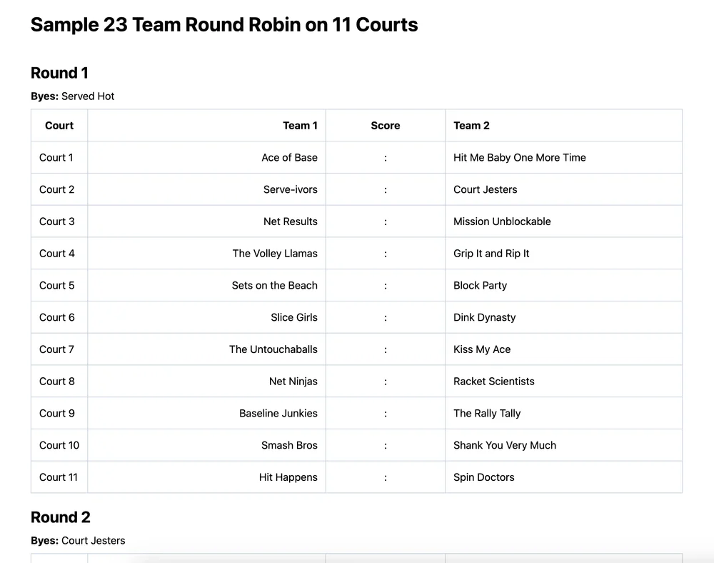 23 team round robin bracket (printable PDF)