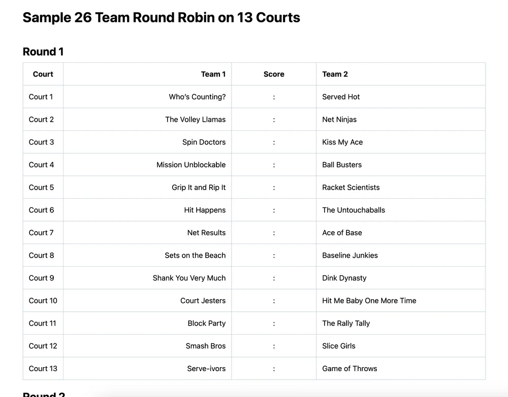 26 team round robin bracket (printable PDF)