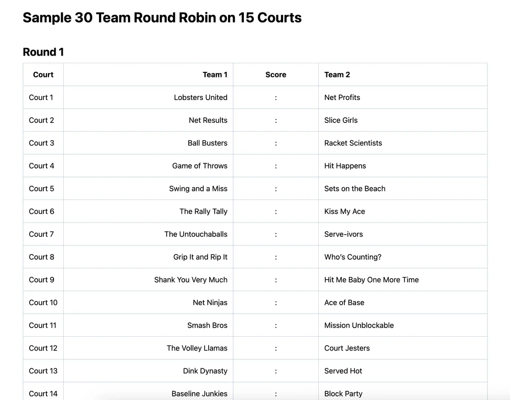 30 team round robin bracket (printable PDF)